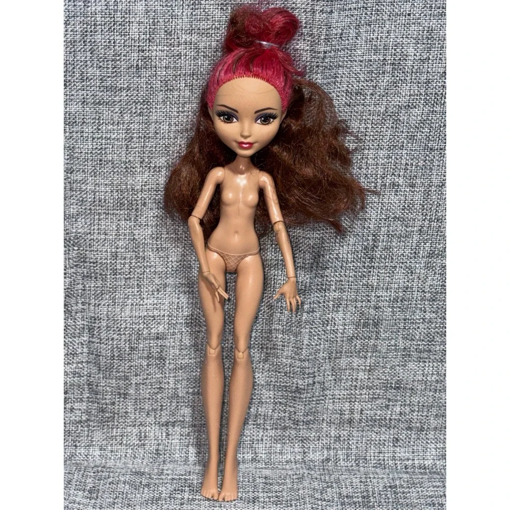 Mattel Ever After High Rosebella Doll Brown Pink Hair No Outfit